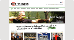 Desktop Screenshot of bow-targets.de